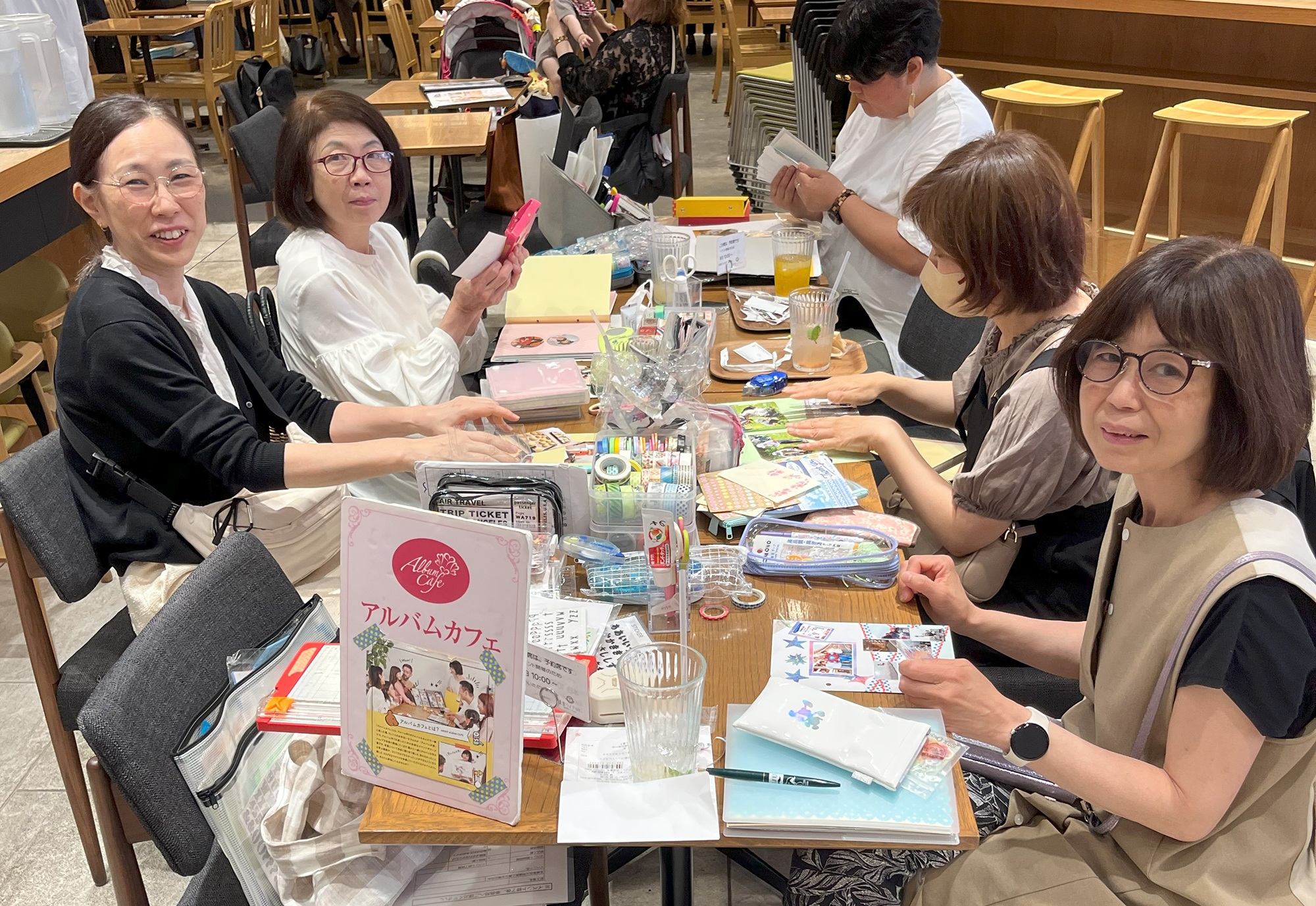 アルバムカフェの様子