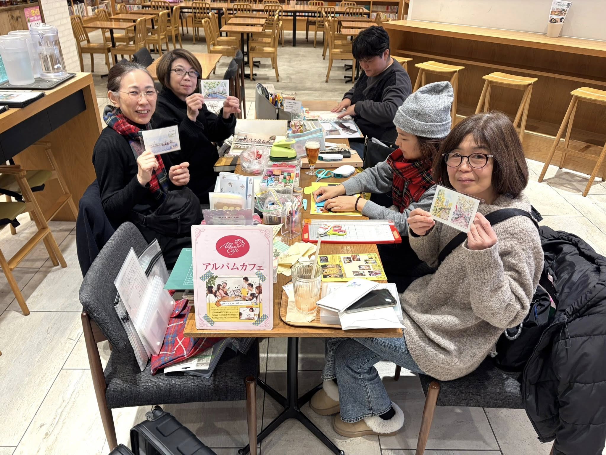 アルバムカフェの様子